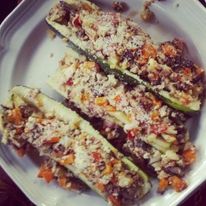 stuffed zucchini